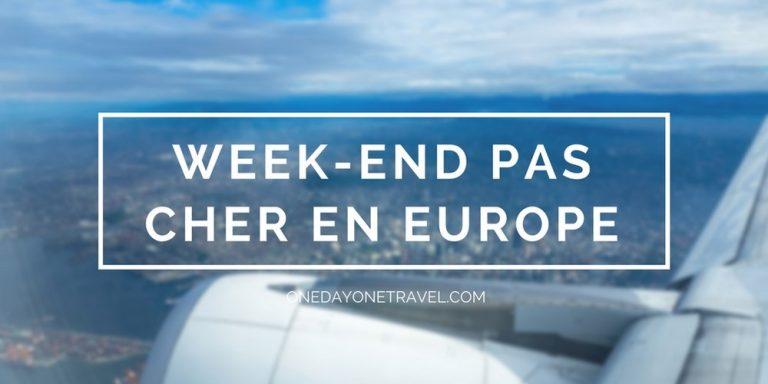 Top 5 destinations for a cheap weekend away in Europe